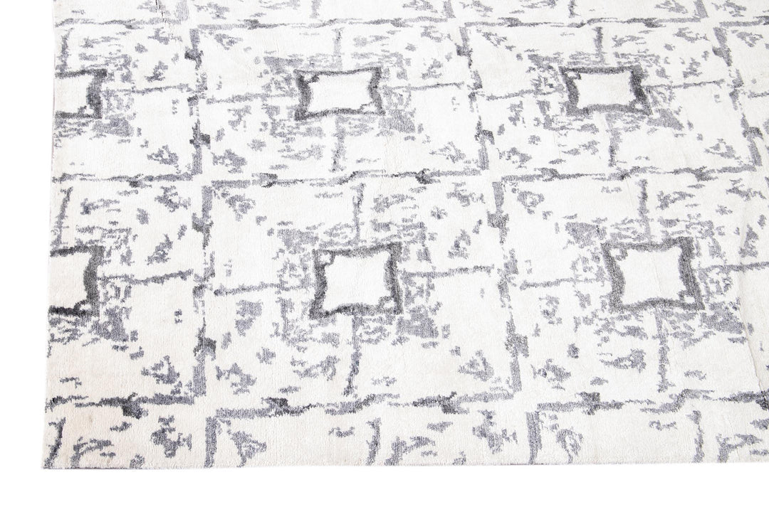 21st Century Modern Indian Silk Rug 10 X 14