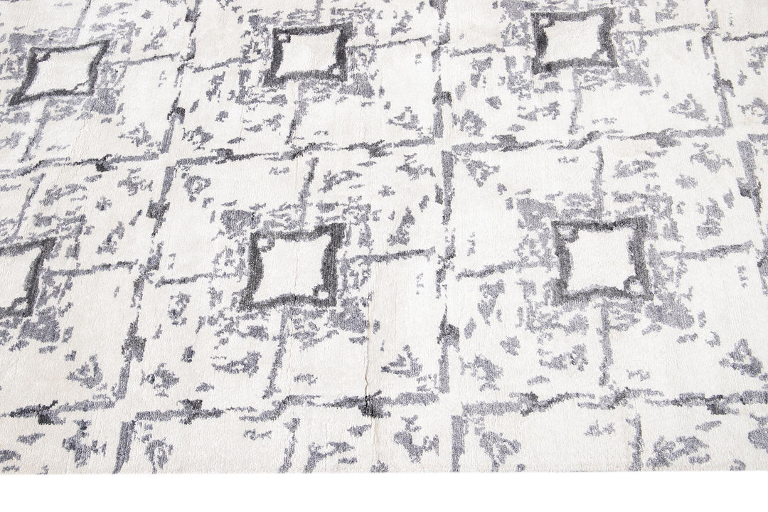 21st Century Modern Indian Silk Rug 10 X 14