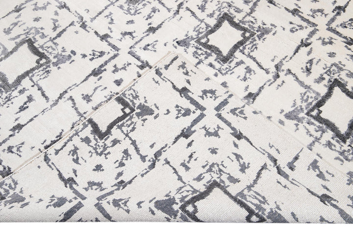 21st Century Modern Indian Silk Rug 10 X 14