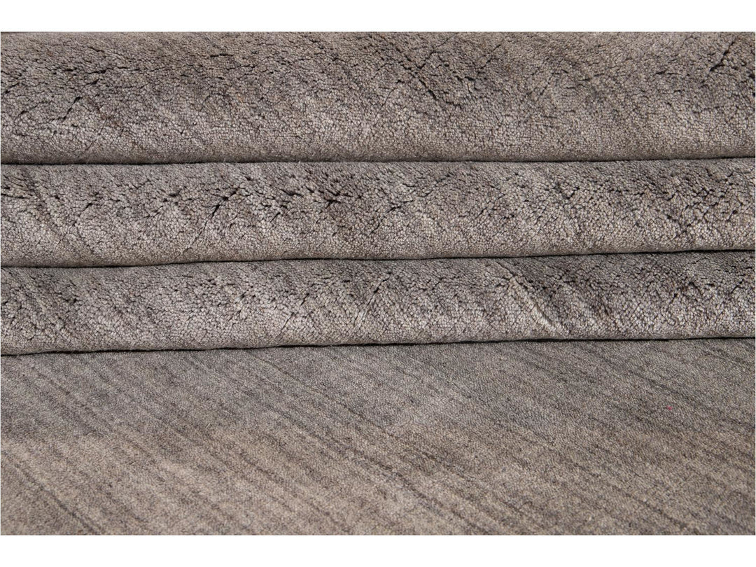Contemporary Indian Gabbeh Wool Rug 10 X 14