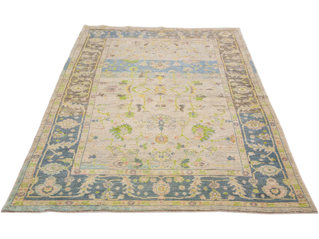 Modern Turkish Wool Rug 6 X 10