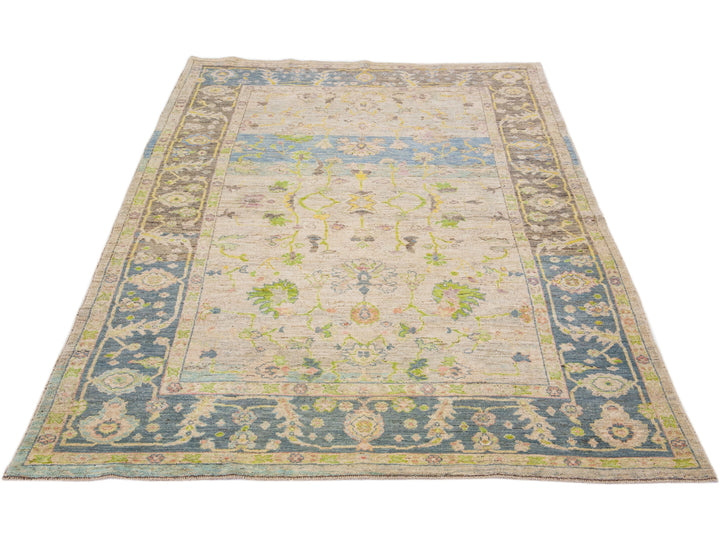Modern Turkish Wool Rug 6 X 10
