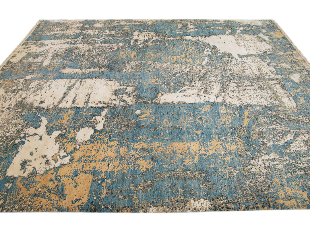 Modern Tibetan Wool Rug 8 X 10