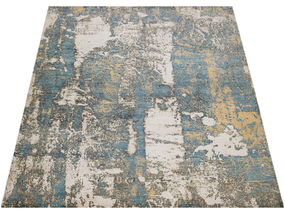 Modern Tibetan Wool Rug 8 X 10