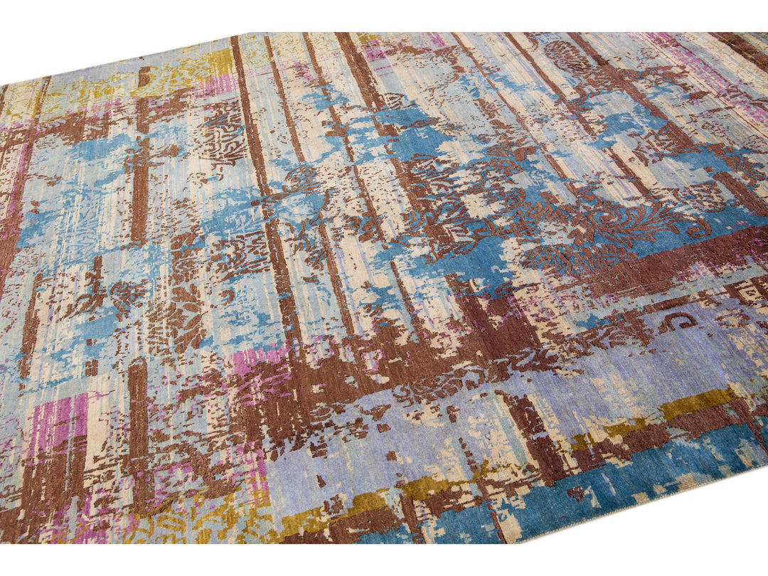 Modern Tibetan Wool Rug 8 X 10