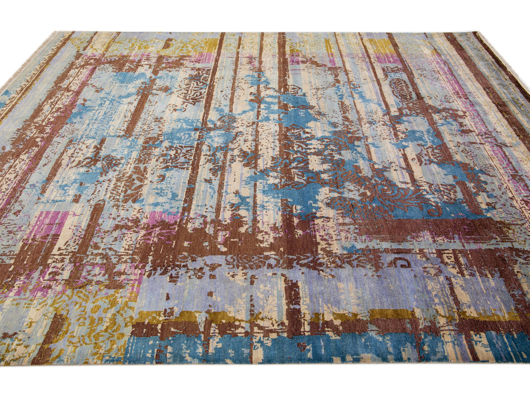 Modern Tibetan Wool Rug 8 X 10