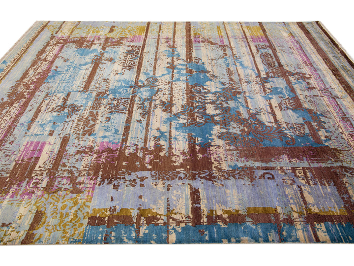 Modern Tibetan Wool Rug 8 X 10