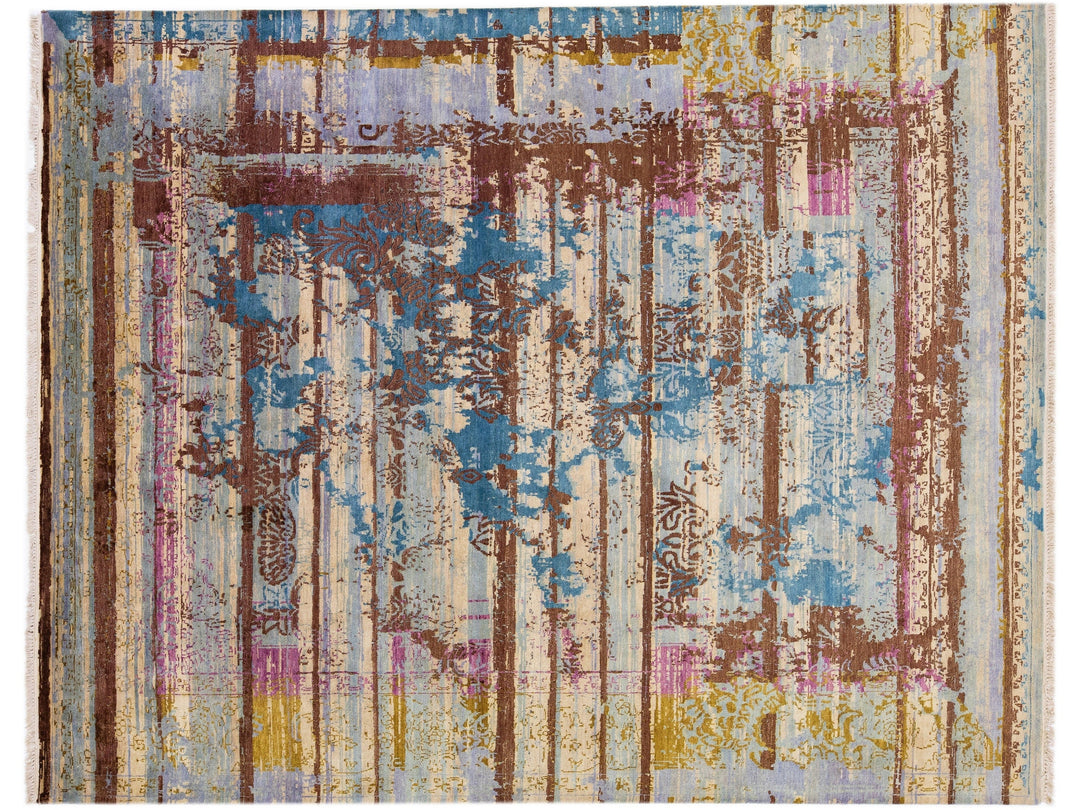 Modern Tibetan Wool Rug 8 X 10