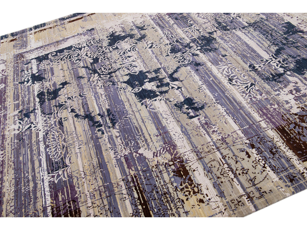 Modern Tibetan Wool Rug 8 X 10