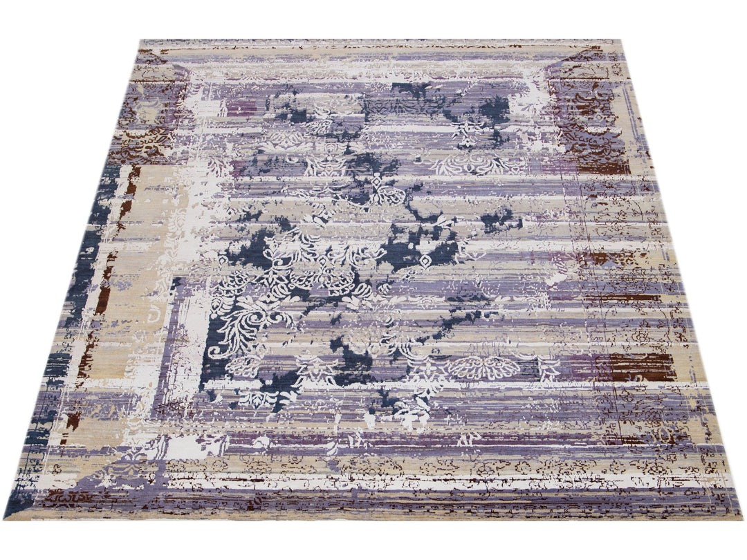 Modern Tibetan Wool Rug 8 X 10