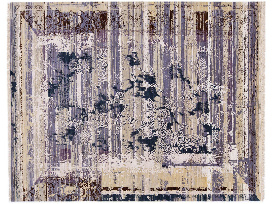 Modern Tibetan Wool Rug 8 X 10