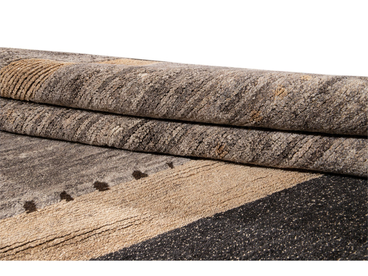 Modern Tibetan Wool Rug 9 X 12