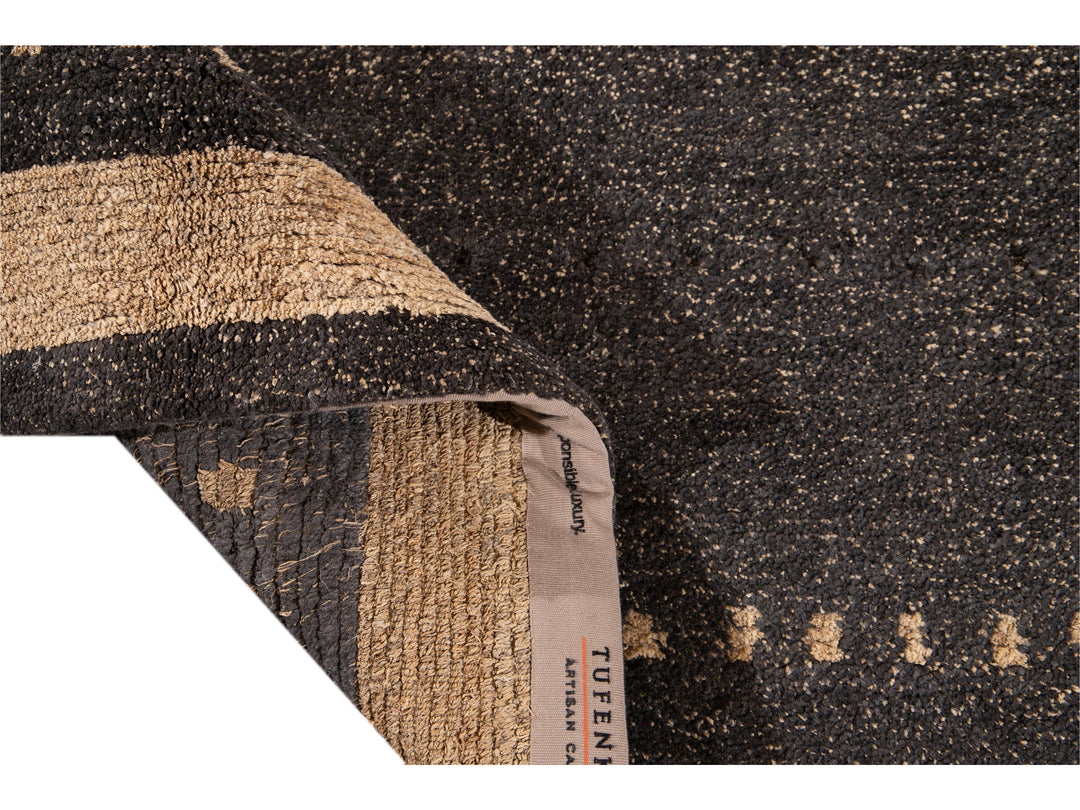 Modern Tibetan Wool Rug 9 X 12