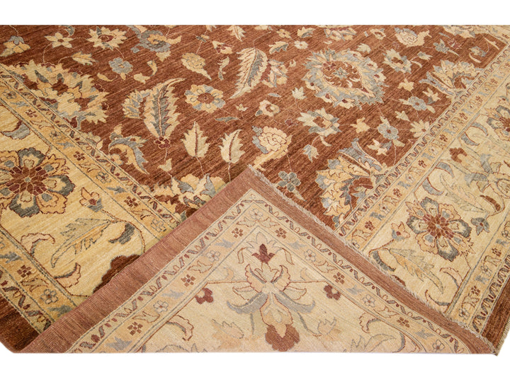 Modern Tabriz Wool Rug 13 X 17