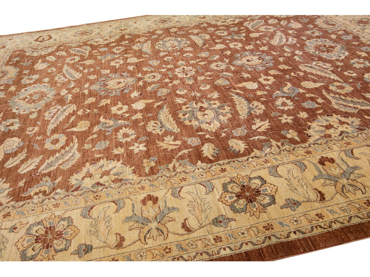 Modern Tabriz Wool Rug 13 X 17