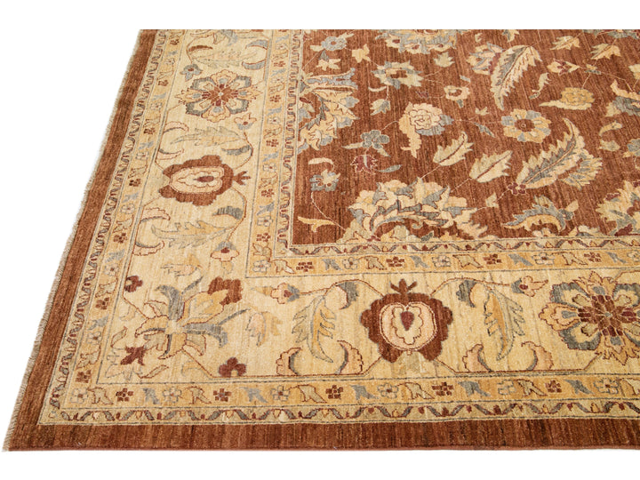 Modern Tabriz Wool Rug 13 X 17