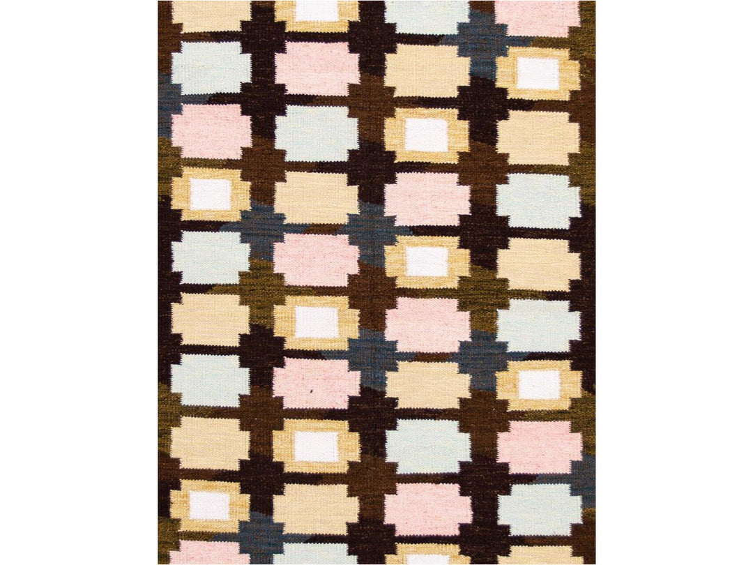 Modern Swedish Wool Rug 8 X 10