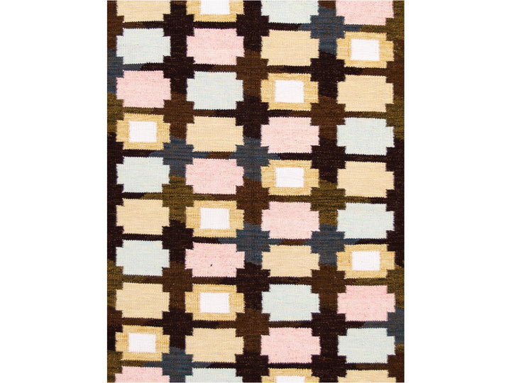 Modern Swedish Wool Rug 8 X 10