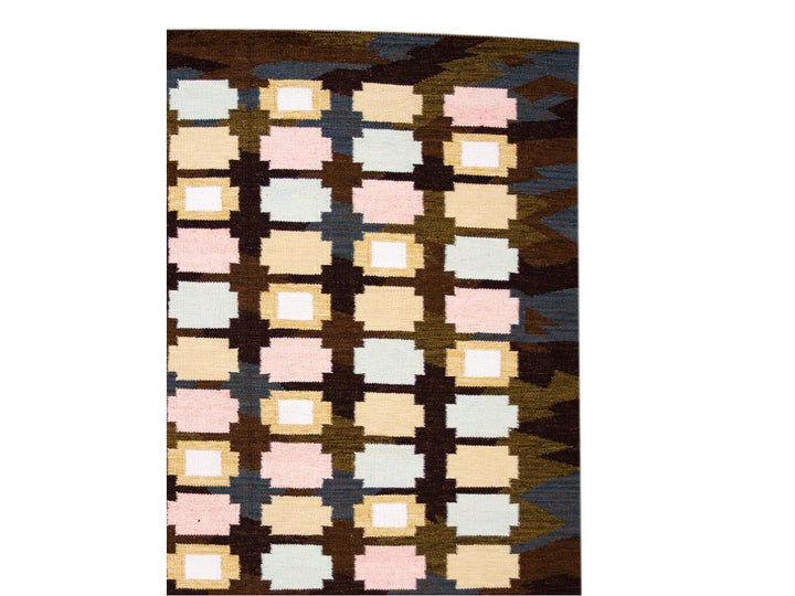 Modern Swedish Wool Rug 8 X 10