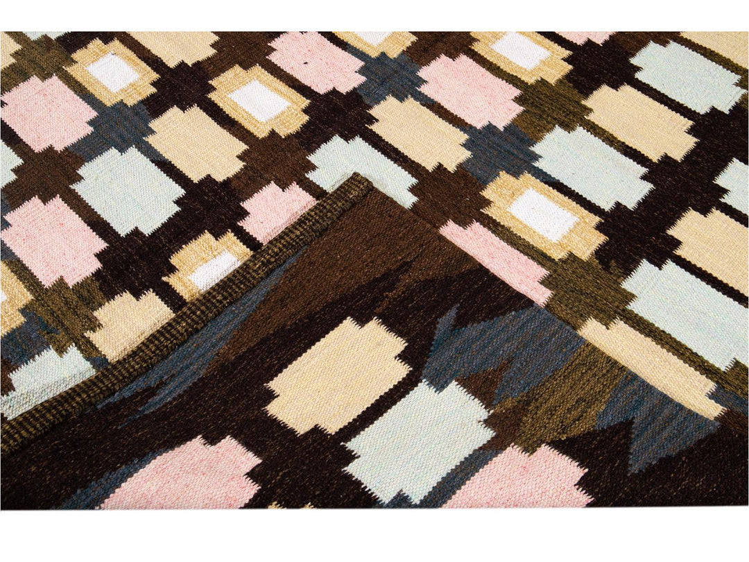 Modern Swedish Wool Rug 8 X 10