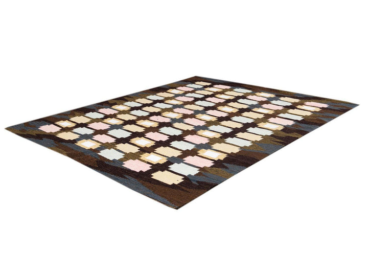 Modern Swedish Wool Rug 8 X 10