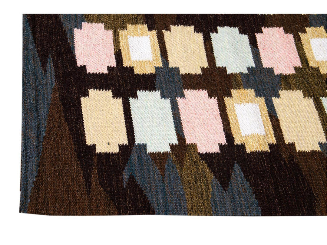 Modern Swedish Wool Rug 8 X 10