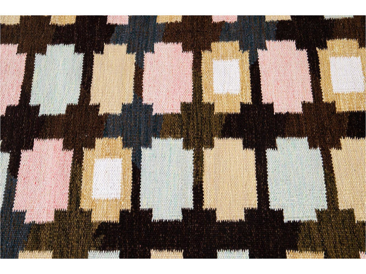 Modern Swedish Wool Rug 8 X 10