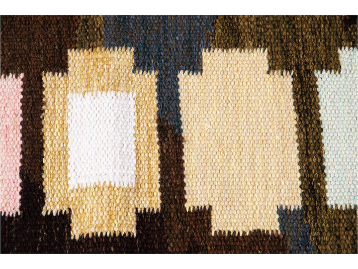 Modern Swedish Wool Rug 8 X 10