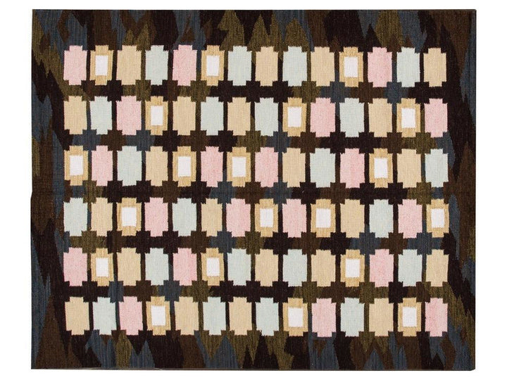 Modern Swedish Wool Rug 8 X 10