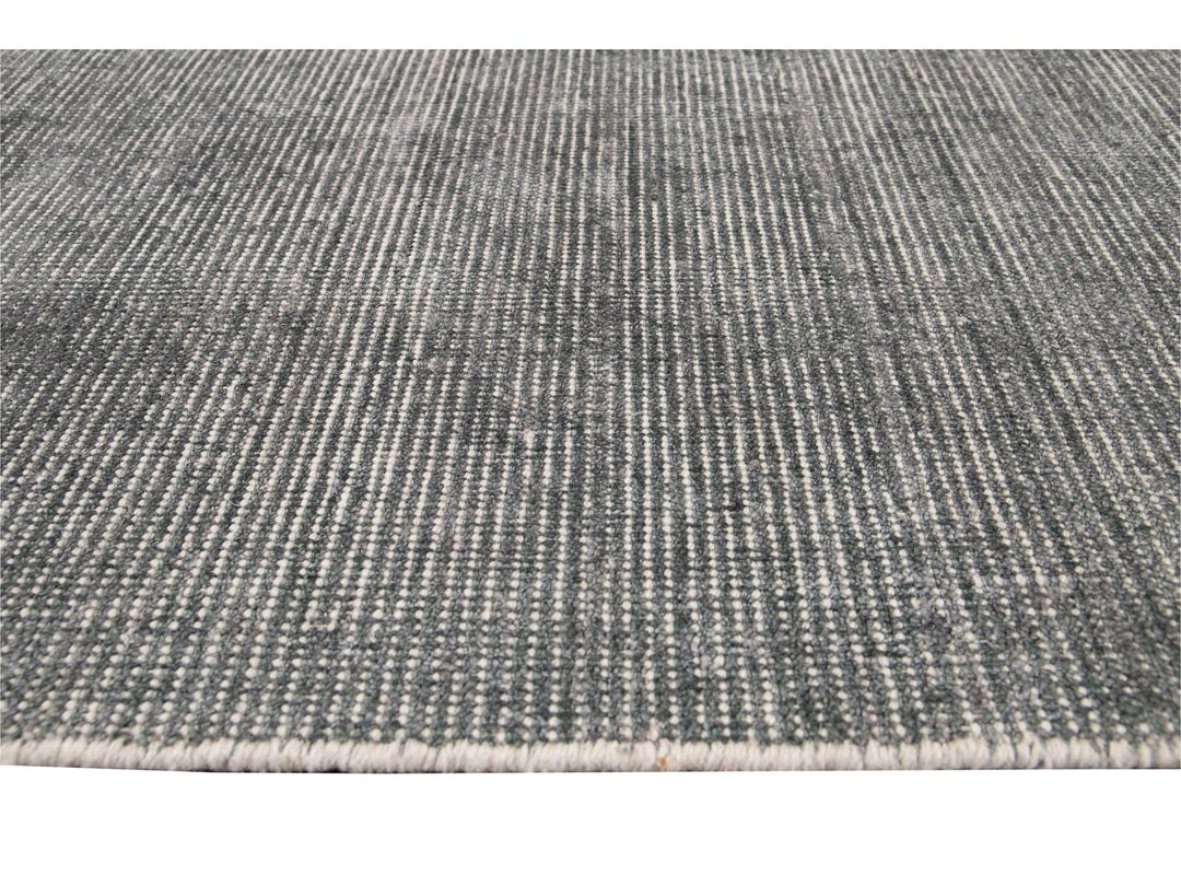 Modern Bamboo & Silk Boho Rug 10 X 14