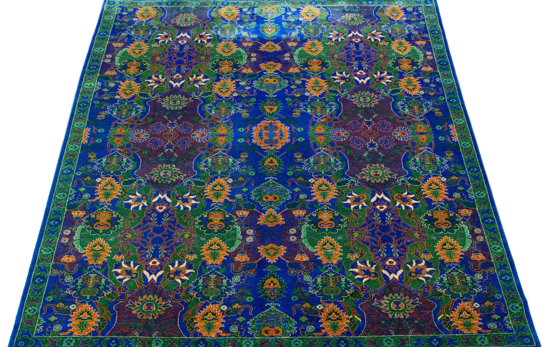 Contemporary Transitional Wool Rug 9 X 12