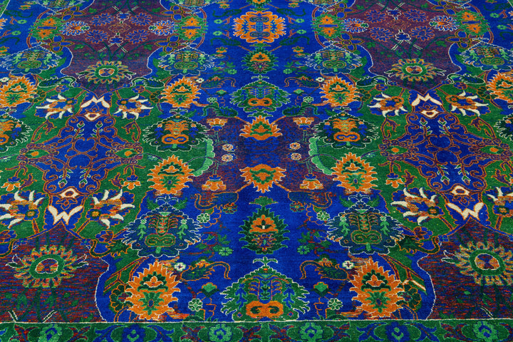 Contemporary Transitional Wool Rug 9 X 12