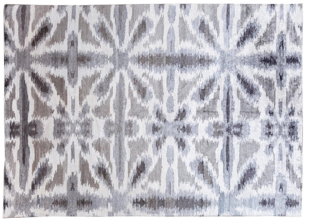 21st Century Modern Indian Silk Rug 10 X 14