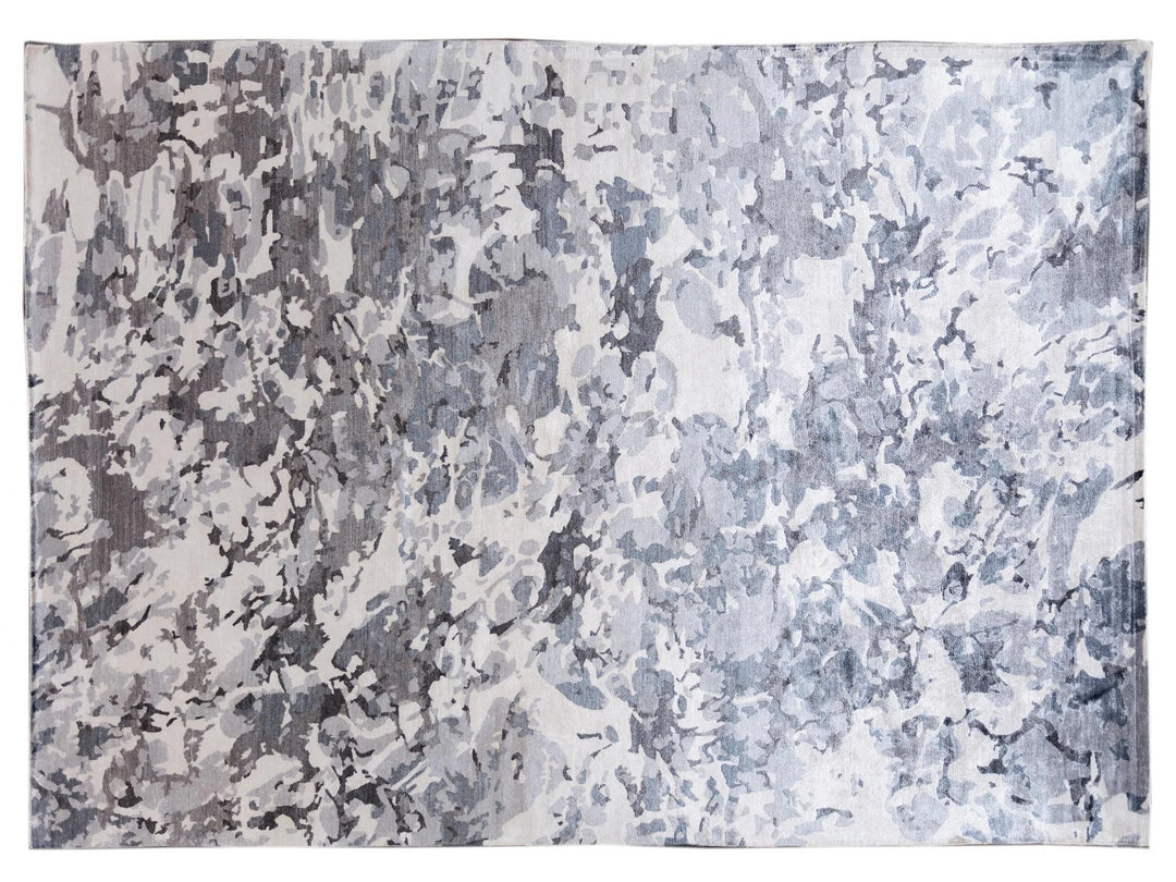 21st Century Modern Silk Rug 10 X 14