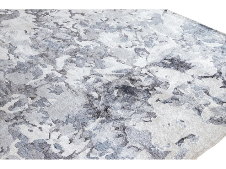 21st Century Modern Silk Rug 10 X 14