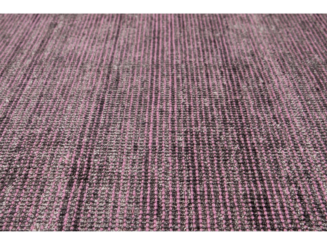 Modern Bamboo & Silk Boho Rug 9 X 12