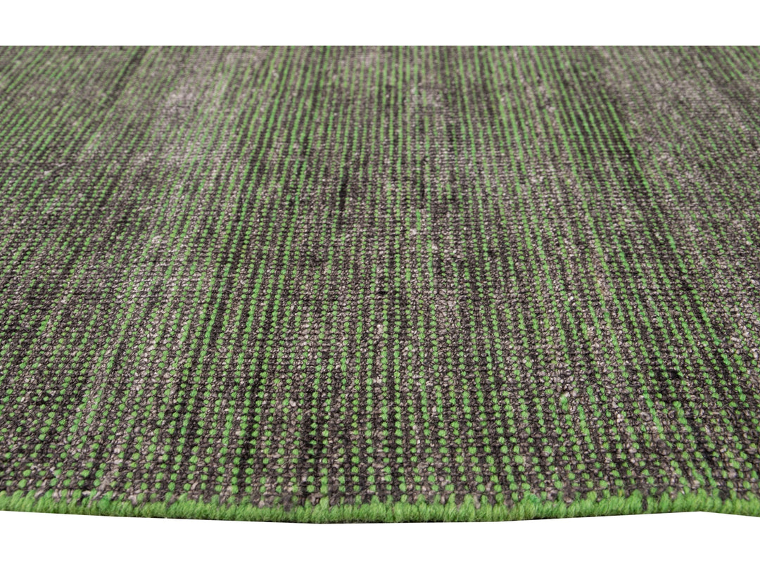 Modern Bamboo & Silk Boho Rug 9 X 12