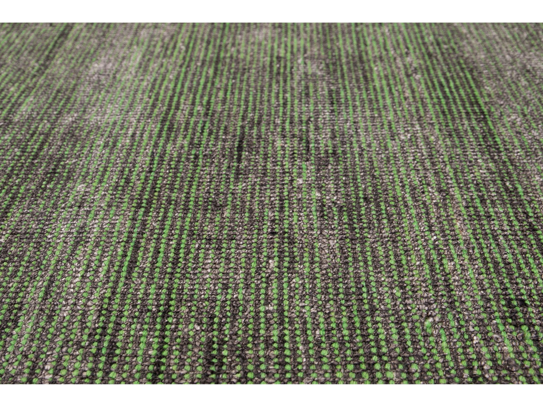 Modern Bamboo & Silk Boho Rug 9 X 12