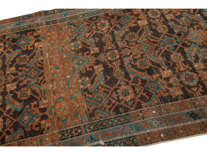 Vintage Malayer Wool Runner 4 X 15