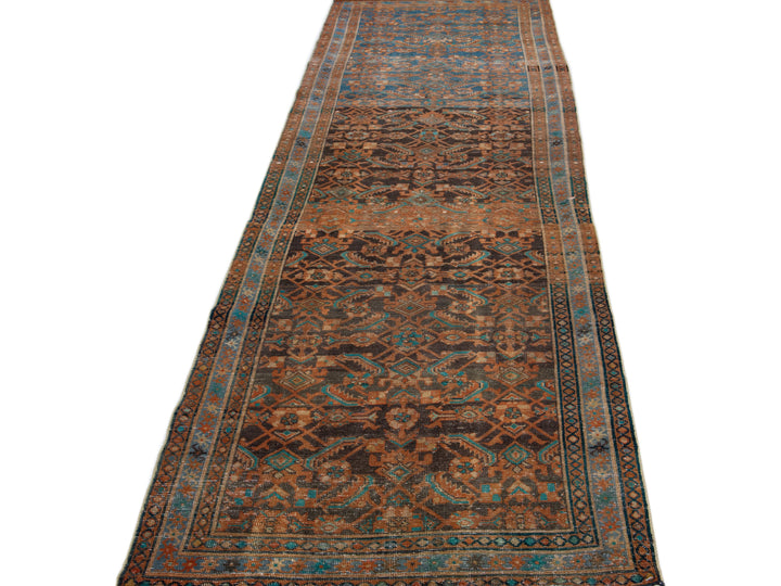 Vintage Malayer Wool Runner 4 X 15