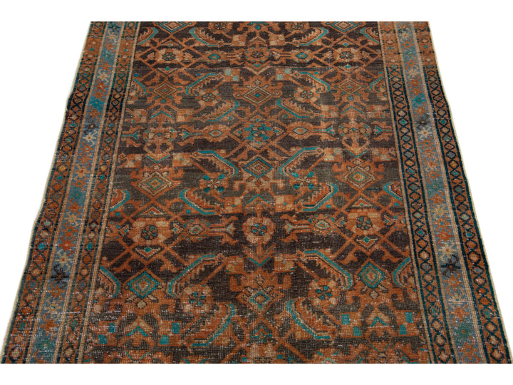 Vintage Malayer Wool Runner 4 X 15