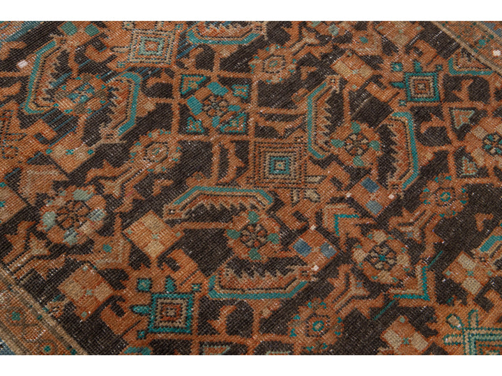 Vintage Malayer Wool Runner 4 X 15