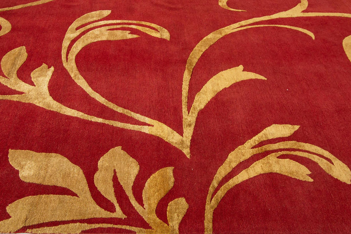 21st Century Contemporary Nepalese Wool Rug 9' x 12'