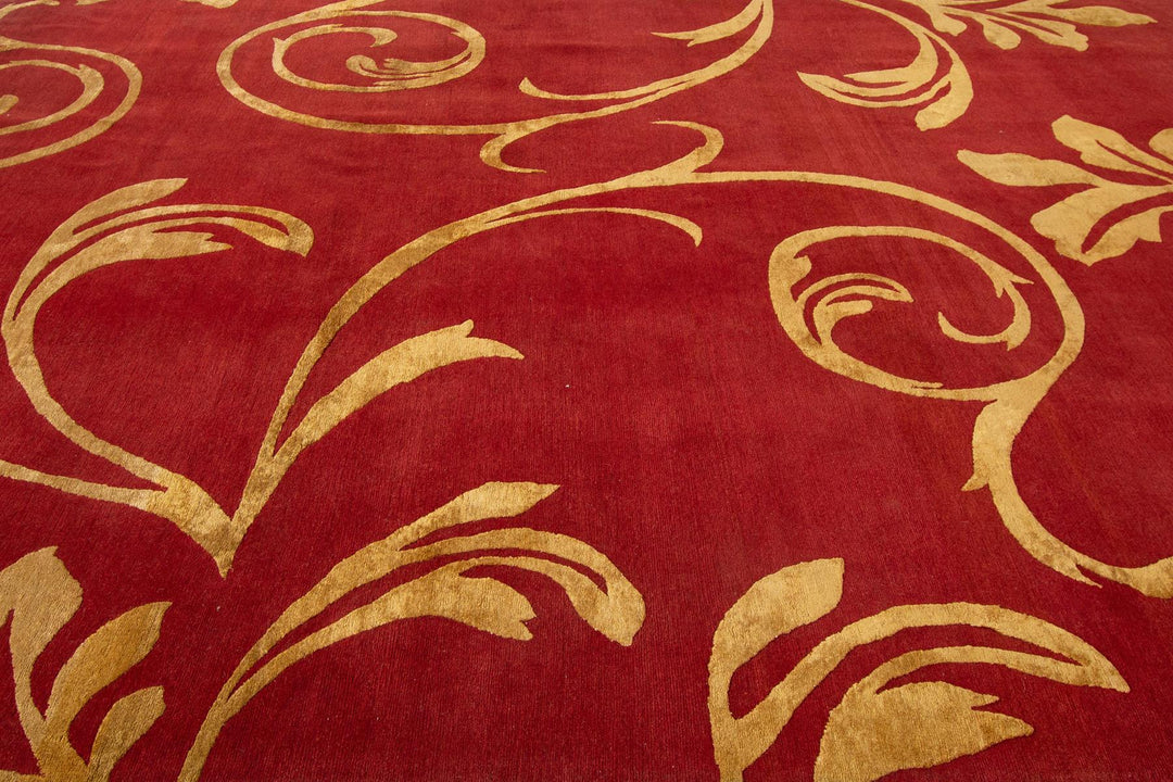 21st Century Contemporary Nepalese Wool Rug 9' x 12'