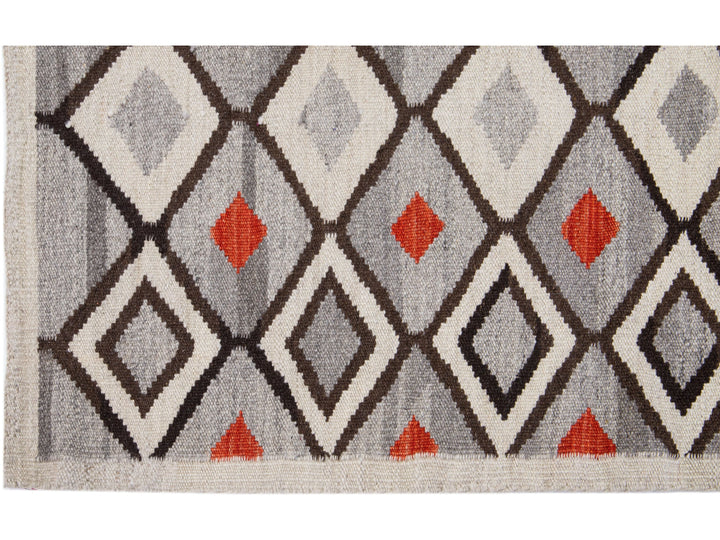 Modern Navajo Wool Rug 3 X 5