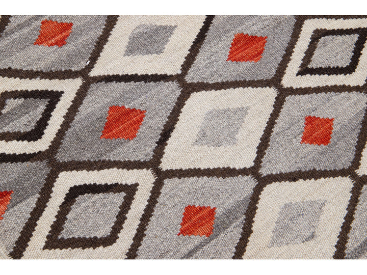 Modern Navajo Wool Rug 3 X 5