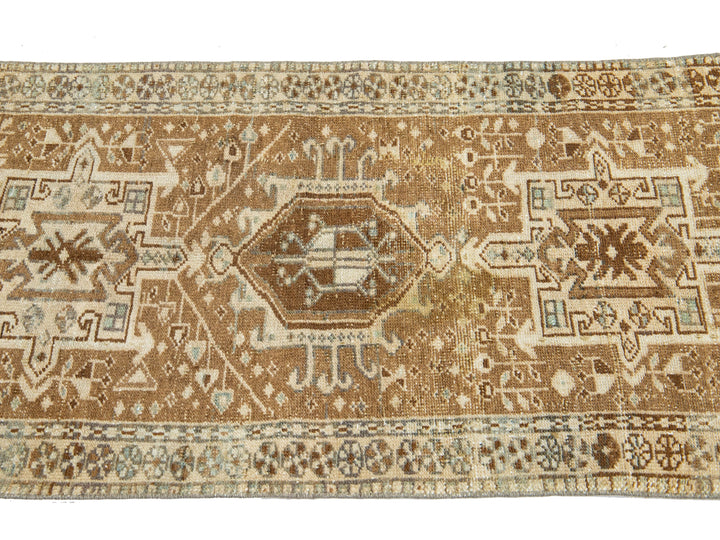 Antique Heriz Wool Rug 2 X 4