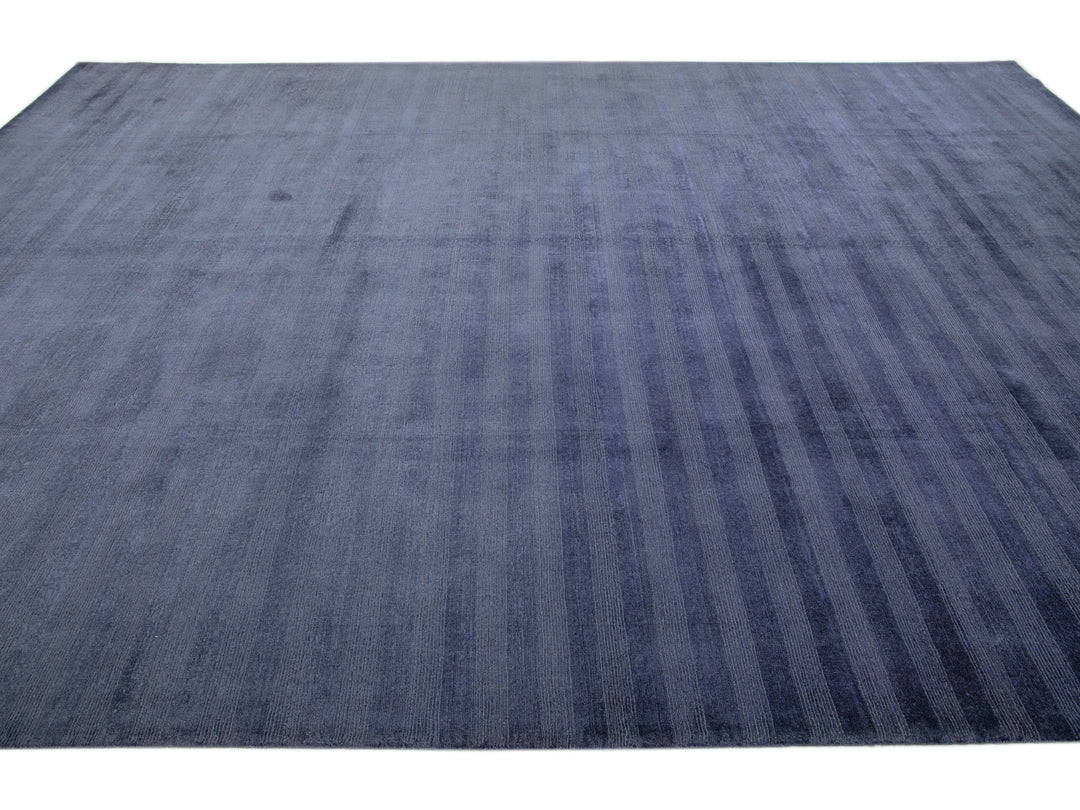 Modern Indian Wool Rug 10 X 14