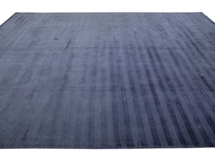 Modern Indian Wool Rug 10 X 14