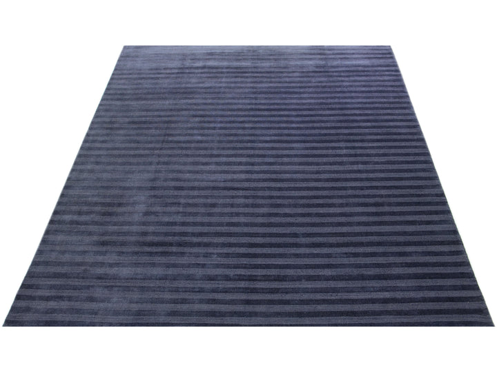 Modern Indian Wool Rug 10 X 14